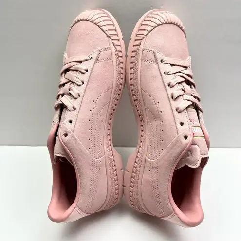 Puma HELLO KITTY x  Suede Utility Sneakers size 10.5 Women's Silver Pink Gold NWT