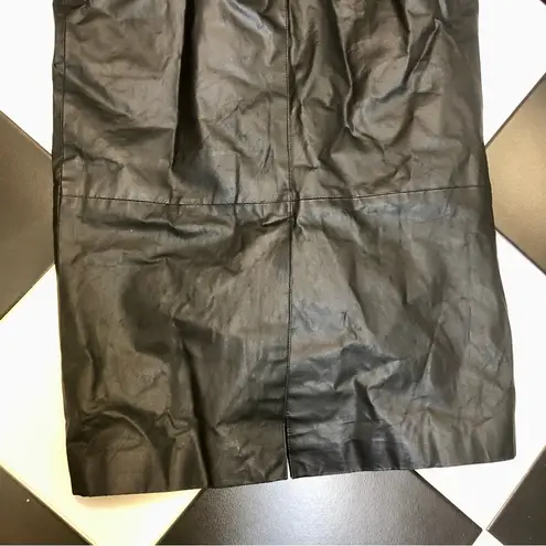 Marco Morani Vintage 80s 90s Long Leather Jacket Trench Coat Oversized sz Small