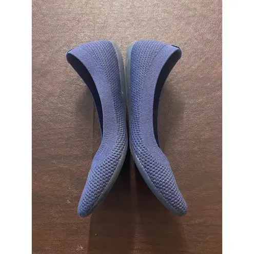 Allbirds Tree Breezers Flats Women’s 6.5 Hazy Indigo Knit Ballet Flats