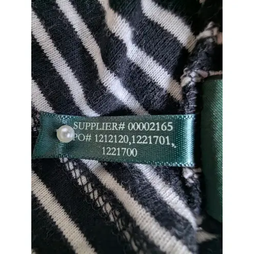 Lauren Jeans Co Striped Henley Top