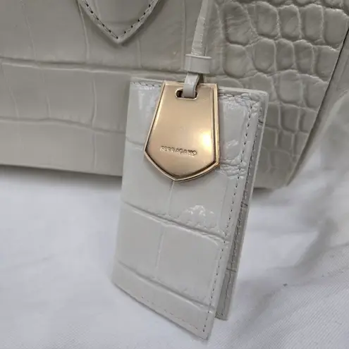 Salvatore Ferragamo New Ferragamo Classic Croc-Embossed Leather Tote Bag