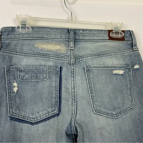 Holding Horses Patchwork Distressed Boyfriend Jeans Size 25