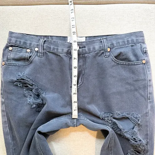 One Teaspoon Awesome Baggies Low Waist Relaxed Leg Distressed Jeans Size 28