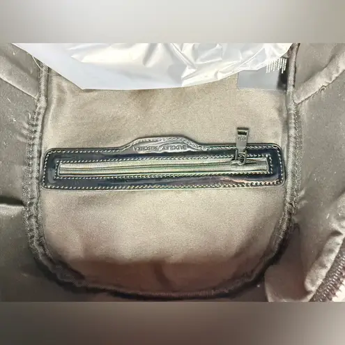 Badgley Mischka Black and White Quilted Backpack