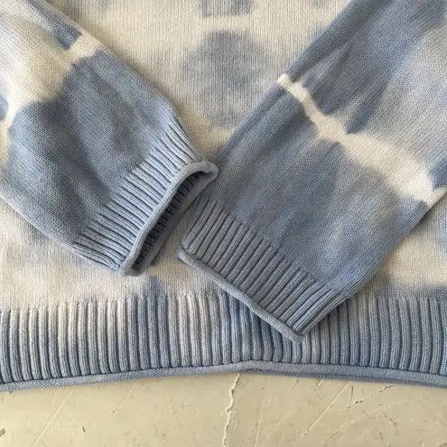 Elizabeth and James Blue Tie Dye Crewneck Sweater Size S