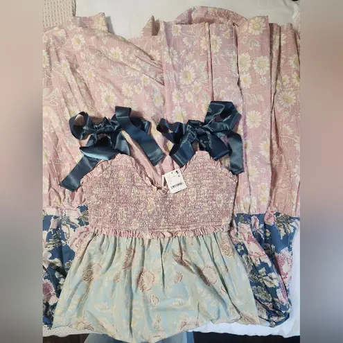 Free People NWT  BLUEBELL MAXI - ANTIQUE COMBO Size M