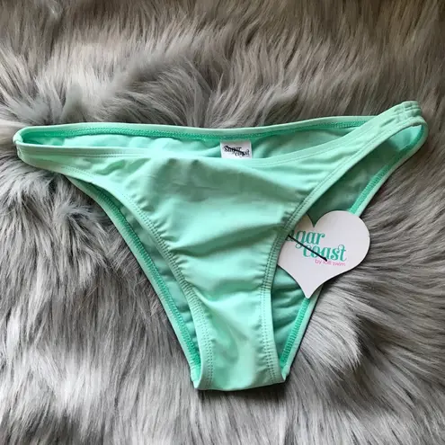 NWT Sugar Coast by Lolli Swim Mint Green Bikini S Pink