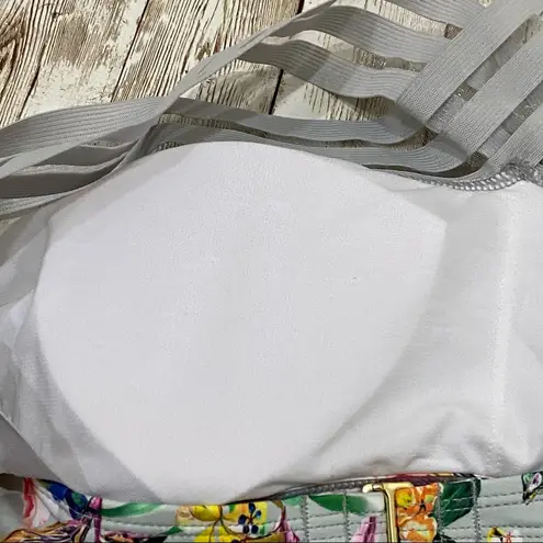 Gibson Latimer Floral Tropical Print 2-pc Swim Set