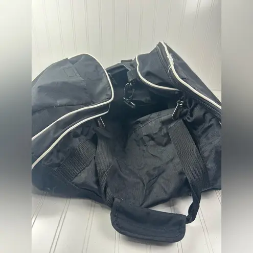 Adidas  Unisex Black Duffel Gym Bag, Travel Tote, Adjustable Shoulder Strap