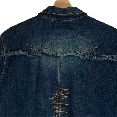Baccini Vintage Jean Jacket Size L/XL