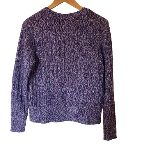 Banana Republic  wool blend sweater size medium purple blue