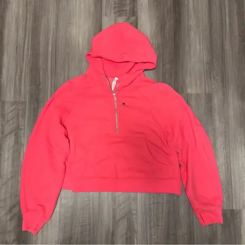 Lululemon Scuba Oversized Half Zip Hoodie Lip Gloss XL/XXL