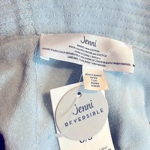 Jenni NWT Reversible Tie Dye Terry Cloth Hat, One Size New w/Tag $39.99