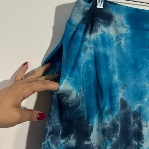 LOGO By Lori Goldstein NWT Benni Beach to Street Tie-Dye Midi Skirt Size Large