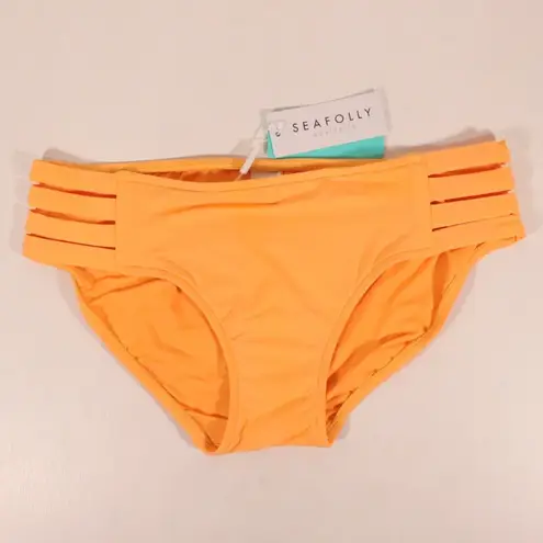 Seafolly NWT X Revolve Active Multi Strap Hipster in Buttercup