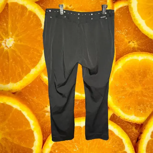 Harley Davidson Black with Silver Studded Waist Size 10