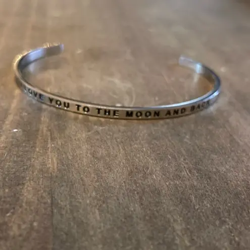 MantraBand stainless steel inspirational cuff bracelet