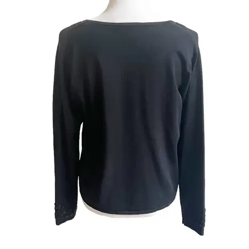 Vintage Vision Apparel Women’s Silk Blend Beaded Sequin V