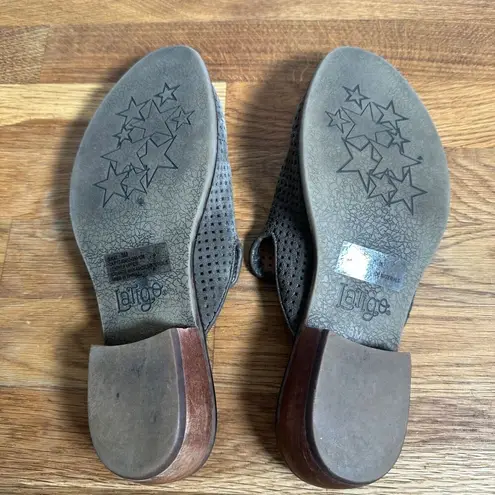 Latigo Ilka2 Suede Mule Slip On Shoes Women's 8M 1.5" Heel