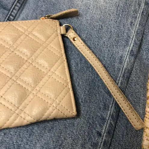 Emma Fox Quilted Leather Wristlet