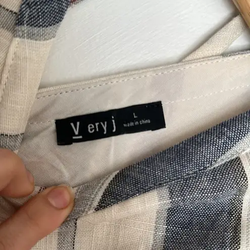 Very J Baby Doll Dress, Sleeveless, Pockets Size Large