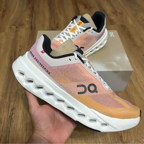 ON CLOUDSURFER Next Tangerine Ivory running lace up shoes sneakers women’s 7 new Orange