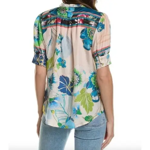 Johnny Was Jenn Jolene Silk Blouse