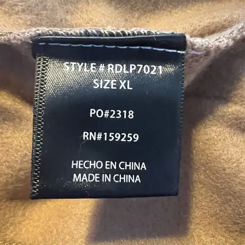 TALULAH Women's 1X Brown Jogger Pants Elastic Waist Side Pockets