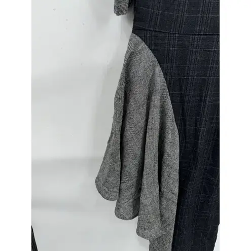 Amur Dress Women 0 Grey Black Uma Wool Blend Dark Academia RTR MSRP:$230