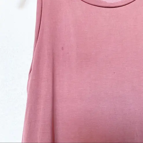 Mikey & Joey Crewneck Sleeveless Dress Mauve Size Large