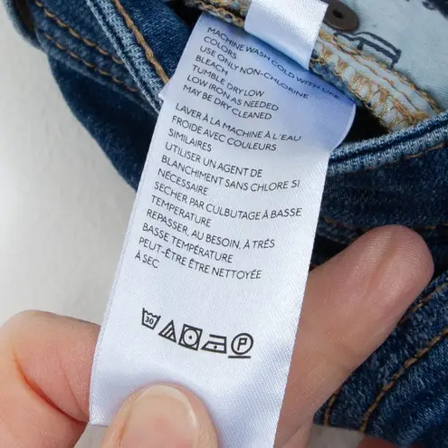 Pilcro and the Letterpress Anthropologie Pilcro & The Letterpress Mid-Rise Slim Boyfriend Jeans Size 27