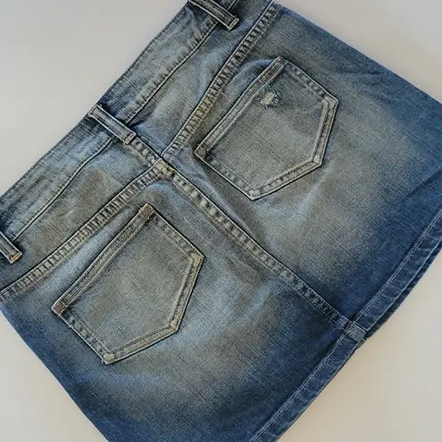 Victoria's Secret  London Jean denim mini skirt siz