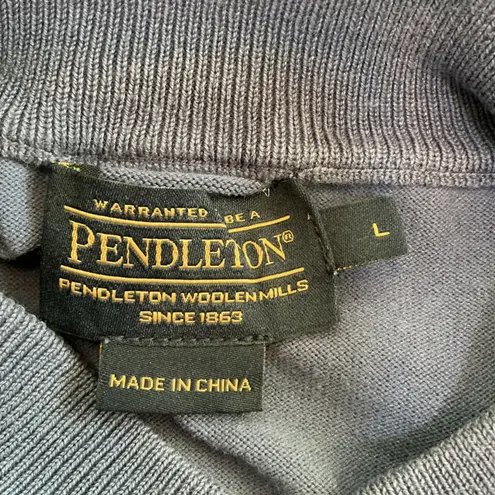 Pendleton Blue Long Sleeve Turtleneck Sweater Top Size L