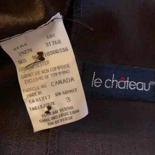 Le chateau Long suit jacket