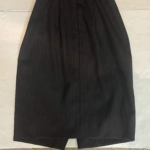 J.Crew  Black Pinstripe Career Academia Prep Dress NWOT