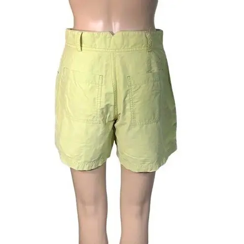 Horny Toad Womens Mom Shorts High Waist Outdoor Hiking Travel Green Size 4
