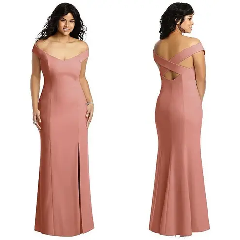 Dessy Collection Crepe Off