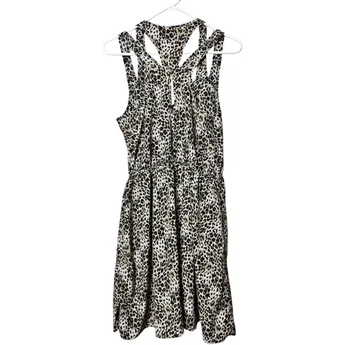 love on a hanger Animal Print Elastic Waist Sleeveless Dress Sz L