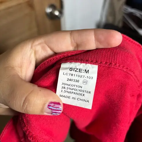 Luvamia women’s Red shot skirts size M Size M