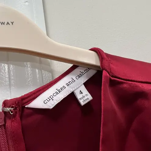 Cupcakes and Cashmere Red Brooklyn Dress Size 4 US $108