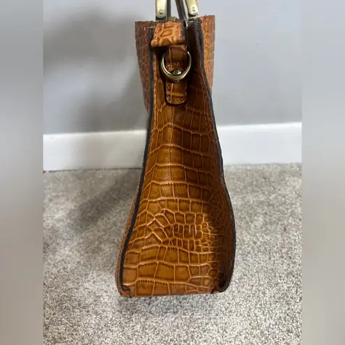 Patricia Nash Arenzano Leather Double Ring Shopper Designer Luxury Animal Print