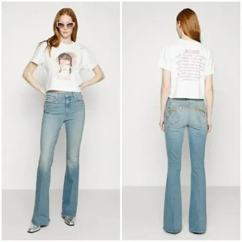 💕MOTHER SUPERIOR💕 MOTHER x BOWIE The Super Cruiser ~ The Jean Genie 30 NWT Blue