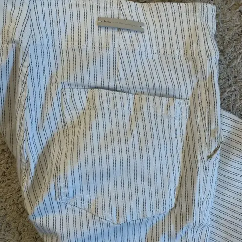 Pilcro and the Letterpress Pilcro & The letter press by Antropologie | pin stripe high rise skinny jeans