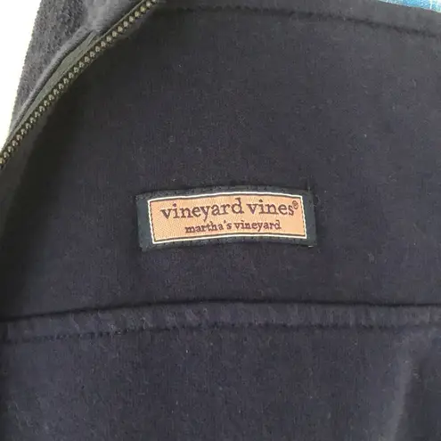 Vineyard Vines Navy  Zip Up Pullover Sweatshirt