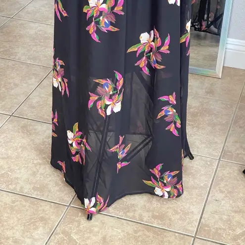 A New Day  Womens Dress Sz Medium Maxi Floral Feminine Romantic Vacation Boho