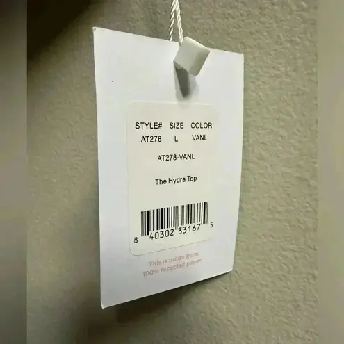 ANDIE NEW | Swim The Hydra Top | Vanilla | Women’s Size L