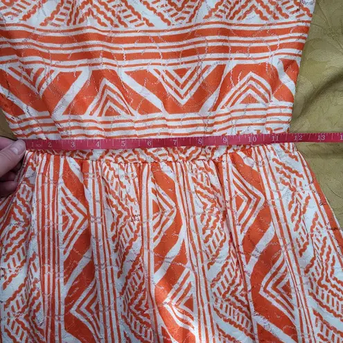 *5/$25 Sale* Peaches N Cream fit and flare dress Orange