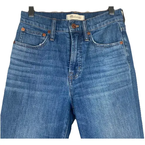Madewell  The Perfect Vintage Crop Mid Rise Jeans Size 25 Preppy Med Wash Classic