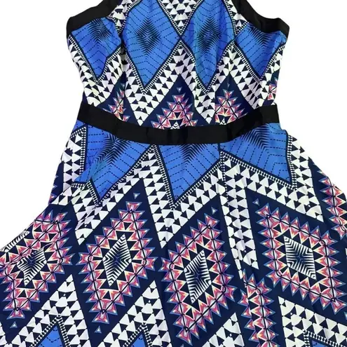 Yumi Kim 100% Silk Dress Abstract Geometric Colorful Mini A-Line Size XS Women's