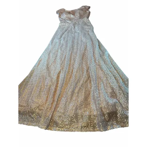 Morilee by Madeline Gardner Rose Gold Sequined Gown